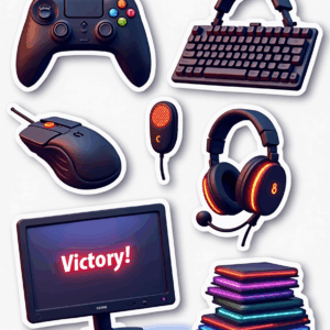 Games & Gaming - Sticker Sheet v9